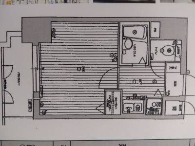 大阪府大阪市都島区 リーガル都島602の間取り図