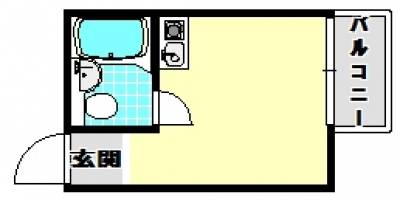 大阪府東大阪市 エテルナ長瀬306の間取り図