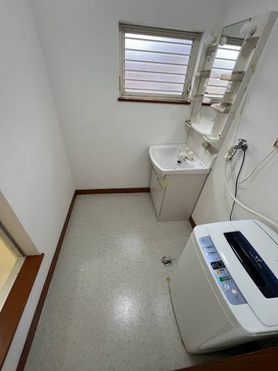 脱衣室 洗濯機置場