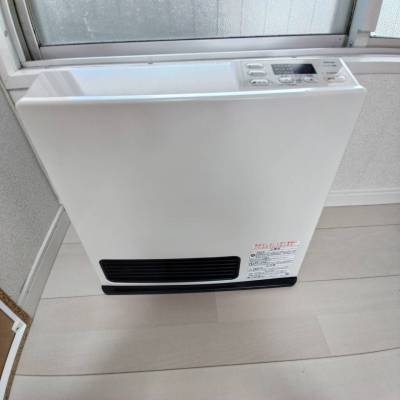 ガスファンヒーター付き！都市ガスでガス代も安く経済的！