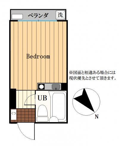日当たり抜群の最上階！