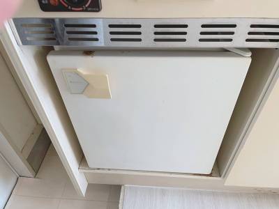 嬉しいミニ冷蔵庫付
