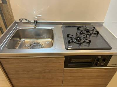 キッチン。コンロ2つは嬉しい！