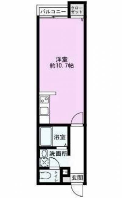 縦長ルームでメリハリある生活を。
