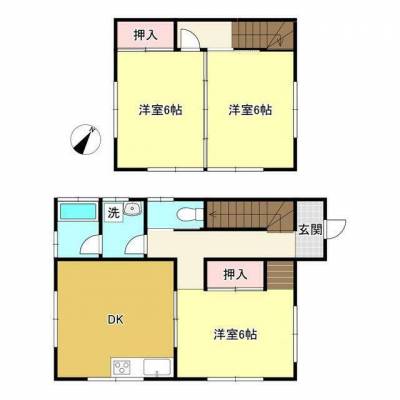 静岡県伊東市 南伊東戸建の間取り図