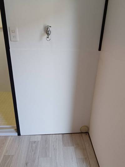 室内洗濯機置き場♪