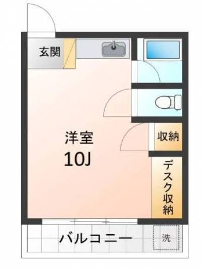 広々とした10帖ワンルームです