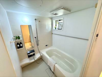 一坪タイプの広々バスルーム♪