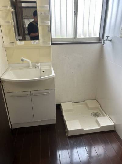 洗面所と洗濯パンです！きれいです！