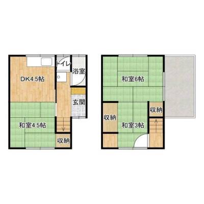 ファミリーから１人暮らしまで対応、広々3DKです