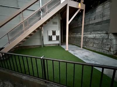 外廊下照明も設置しております