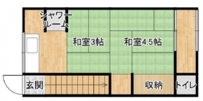 2Kの間取り