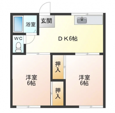 水回りは位置が反転となります。