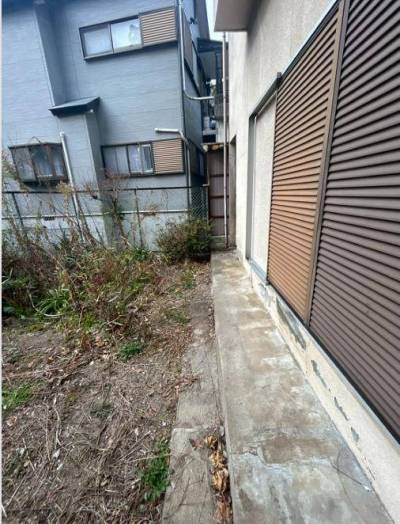 庭もあります。