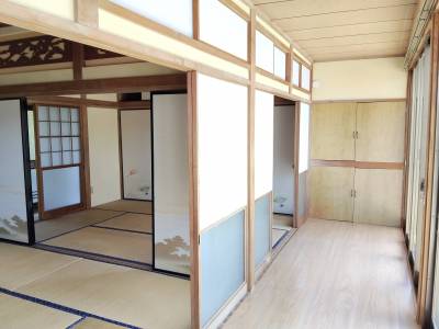 広縁と１階和室の様子です。