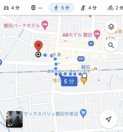 磐田駅から徒歩5分です