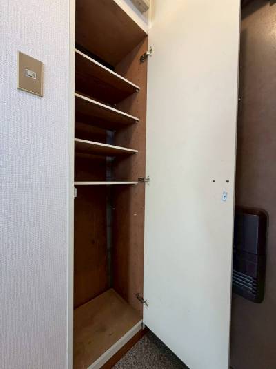 シューズボックスがあり、すっきりとした玄関に！