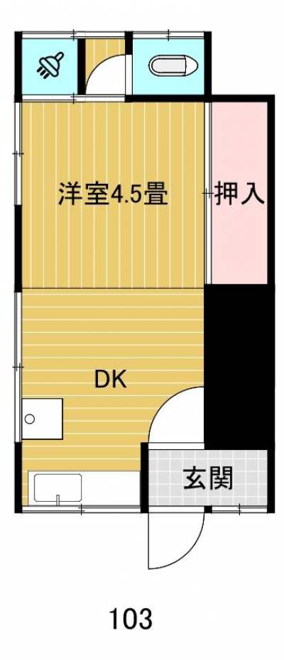 南側に窓があり明るいお部屋です。