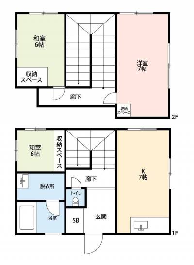 3DKの戸建でリラックスして過ごすことができます！