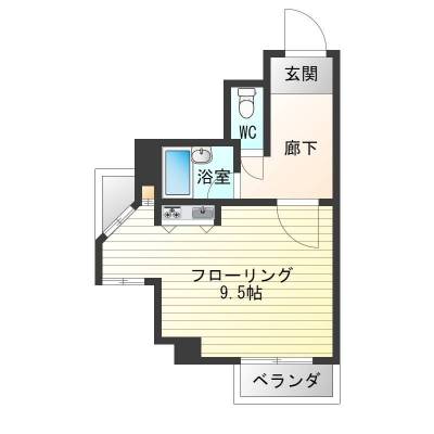 ミニキッチンを新調
最上階角部屋　日当り良好