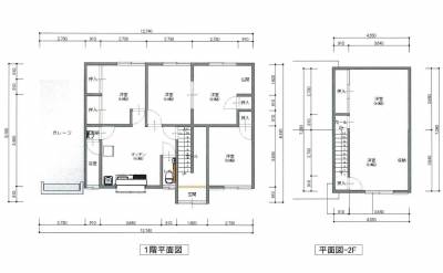 ２階は２部屋あります。