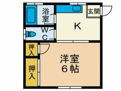 バストイレ別で使いやすい間取りです