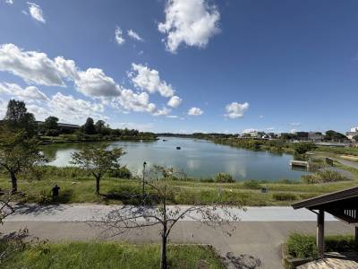 千波湖まで徒歩5分