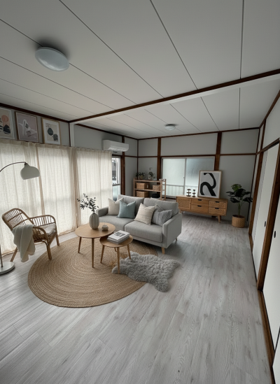 リビングの使用イメージです！新居のワクワク感が広がりますね！