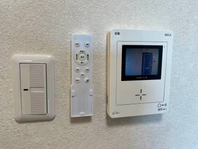 TVモニタ―インターフォン設置