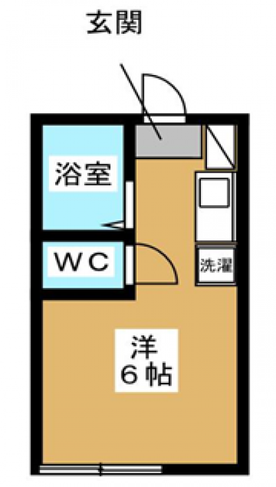 神奈川県横浜市港北区 ルシック仲手原205号の間取り図