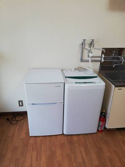冷蔵庫と洗濯機です。