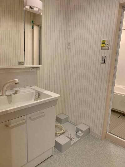 洗面　洗濯機置き場