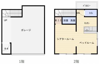 自宅に使うにはちょっと変な間取り。