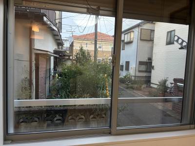 眺望は外から見えにくく、前面が開けていますね。