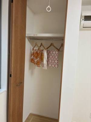 クローゼットは収納たっぷり