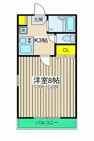 神奈川県横浜市保土ケ谷区 ルセアン・チェリーヒルフレンチアンティーク風の部屋２の間取り図