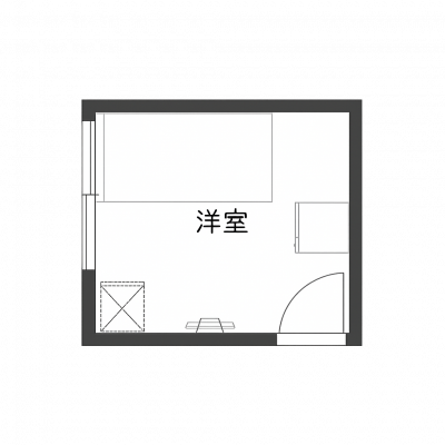 家具、家電付きであなただけのプライベート空間