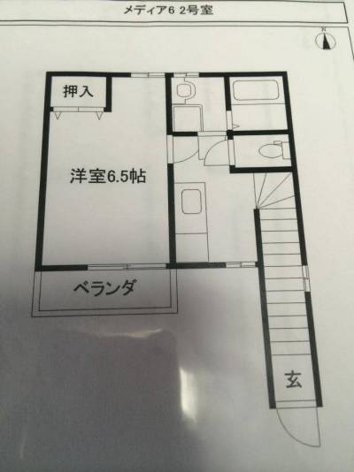 岐阜県瑞穂市 メディア52Fの間取り図