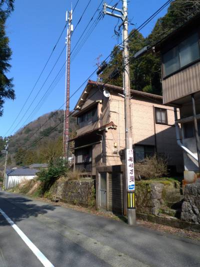 前面道路の様子。