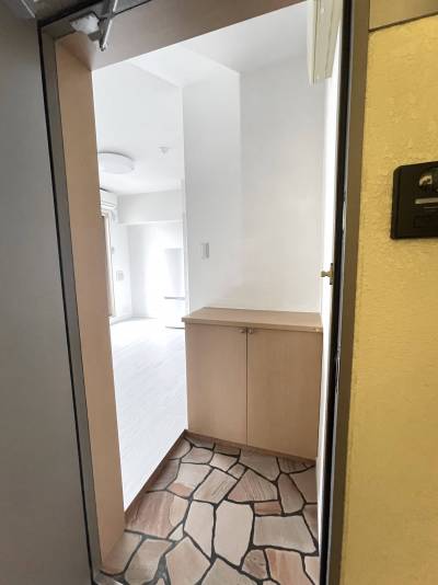 玄関　シューズボックス　テレビドアホン録画機能付き