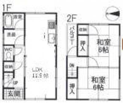 使い勝手のよい２LDK