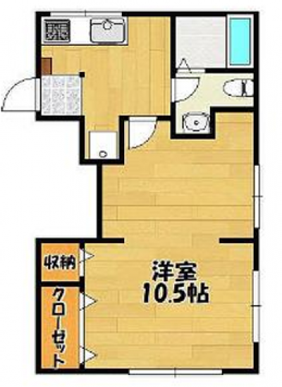 広めのお部屋です。