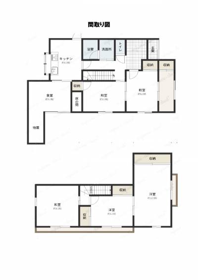広い家で、庭もついています。
日当たり良好です。