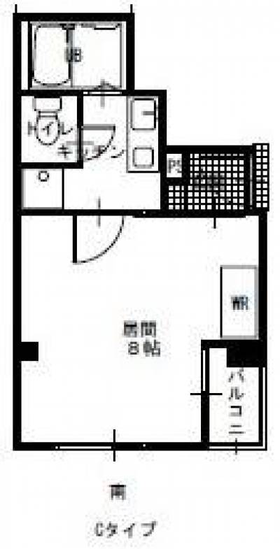 台所が独立、来客が来ても綺麗な部屋だけ見て貰う。
