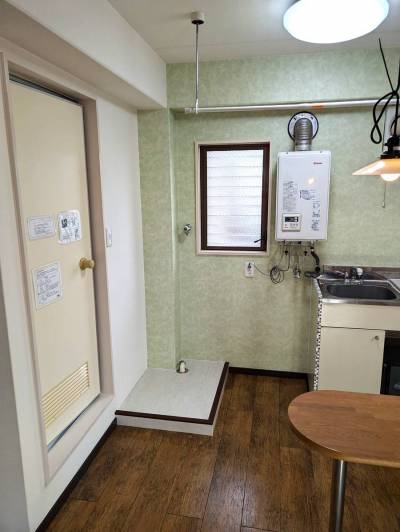 室内洗濯機置き場、冷蔵庫置き場