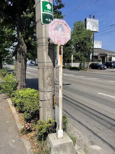 コトデンバス循環バス「トキワテニス前」まで1秒