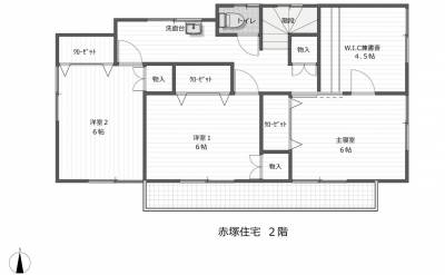 2階間取り図