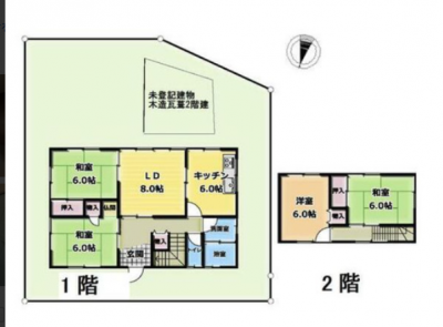 大阪府阪南市 大阪府阪南市戸建の間取り図