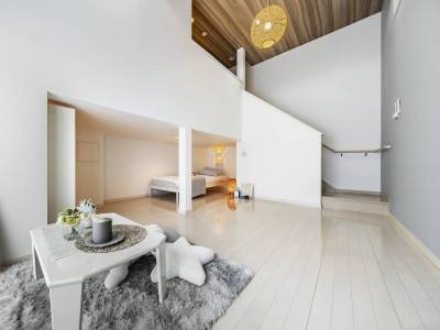 部屋に飾ってある小物や家電は入居時にプレゼント！