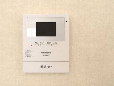 訪問者を事前に確認できるから防犯面も安心！
